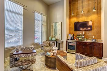 Coffee bar in leasing office